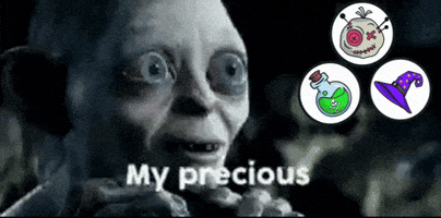 voodootoken meme cryptocurrency coin to the moon GIF
