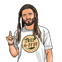 Miami Hemp Sticker by TREE O FIVE