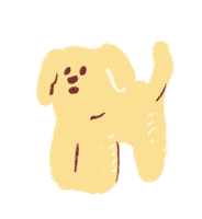 fripon 강아지 fripon 프리폰 삽살개 Sticker