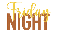 Friday Night Party Sticker