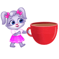 Coffee Time Sticker by Lucas and Friends by RV AppStudios