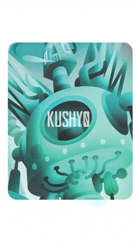 Robot Smoking Joint GIF by Kushy Dreams