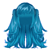 Hair Flip Sticker