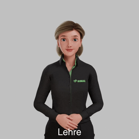 Avatar Gebärdensprache GIF by Sign Time - SiMAX