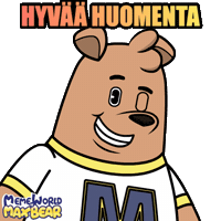 Hello Sticker by Meme World of Max Bear