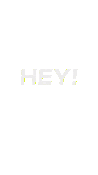 yaizagomez typography hey motiondesign yaizagomez Sticker