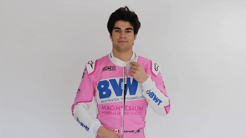 Zip Up Formula 1 GIF by SportPesa Racing Point F1 Team