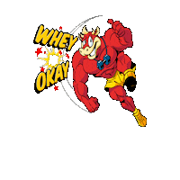 wheyokay wheyokay wheyok supplement shop whey okay Sticker