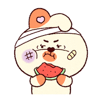 Bunny Eat Sticker