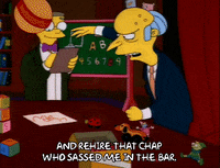 Throwing Season 3 GIF by The Simpsons