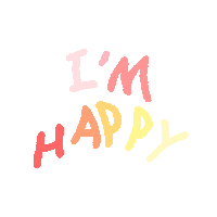 Happy Text Sticker