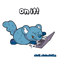 Chill Type Sticker by VeeFriends