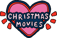 Christmas Film Sticker by Poppy Deyes