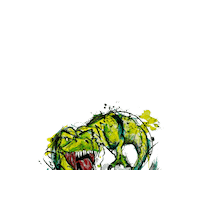 T-Rex Dinosaur Sticker by DynoClimbDeland