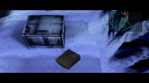 norvalito giphygifmaker solid snake cardboard box GIF
