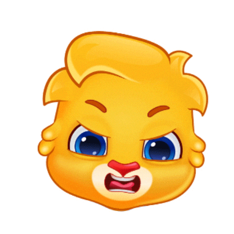 Angry Inside Out Sticker by Lucas and Friends by RV AppStudios