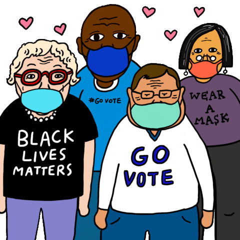 Black Lives Matter Hearts GIF by #GoVote