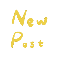 New Post Share Sticker