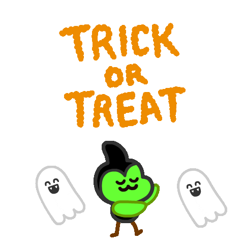 Trick Or Treat Fun Sticker by DINOSALLY