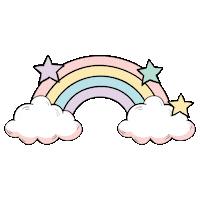 Dreams Pastel Rainbow Sticker by Schoolgirl Style Classroom Decor