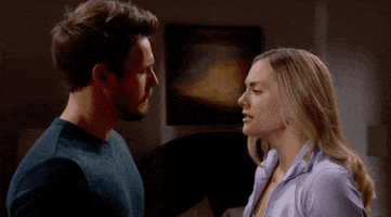 the bold and the beautiful kiss GIF by CBS