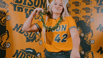 Softball GIF by NDSU Athletics