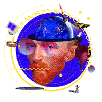 T-Rex Glitch Sticker by Centrum Cyfrowe