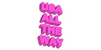 Usa All The Way Sticker by USA Lacrosse