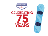 boynemountain ski skiing michigan snowboard Sticker