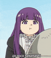 croco_takanashi reaction anime pout fern GIF