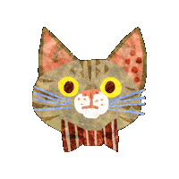 Cat Ribbon Sticker