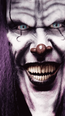 woodenboxlwp giphyupload killer clown returns scare prank evil clown wallpaper mobile killer clown background pictures GIF