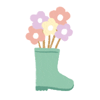 Flower Blooming Sticker