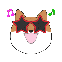 犬 ダンス Sticker