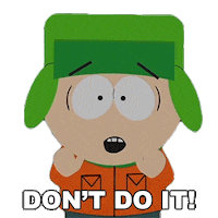 Stop It Kyle Broflovski Sticker by South Park