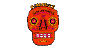 Day Of The Dead Riverside Sticker by deladeso