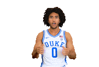 College Basketball Kiss Sticker by Duke Men's Basketball