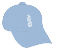 Blue Hat Sticker by Pura Vida Miami