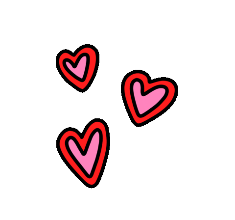 Pink Love Sticker by Poppy Deyes