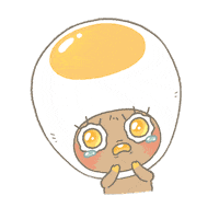 mimikim89 sad tears egg lanny Sticker