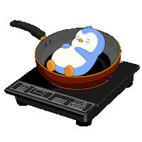 Friday Cooking Sticker by Pudgy Penguins