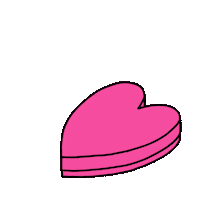 Hate You Valentine Sticker by James Clapham