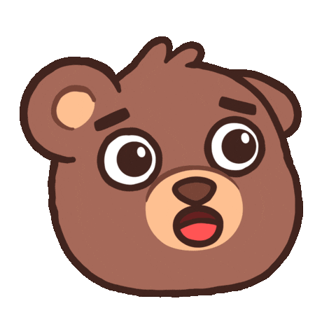 No Way Wow Sticker by BEARISH