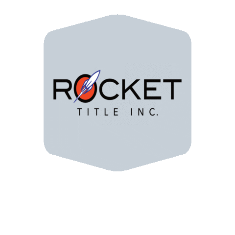 RocketTitleInc giphygifmaker rocket title inc logo Sticker