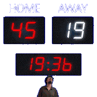 19 Away Sticker