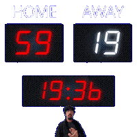 19 Away Sticker