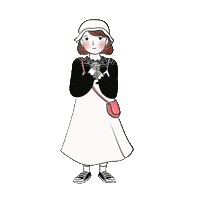 Girl Fasion Sticker by ApplePan