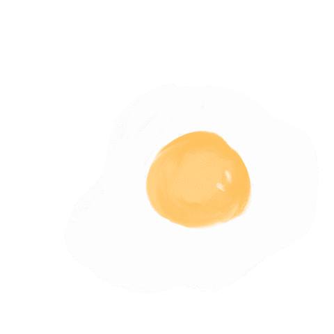 Fried Egg Food Sticker