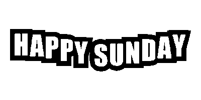 Happy Sunday Sticker by Vinnie Camilleri