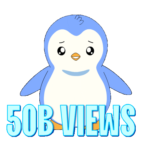 Penguin Views Sticker by Pudgy Penguins